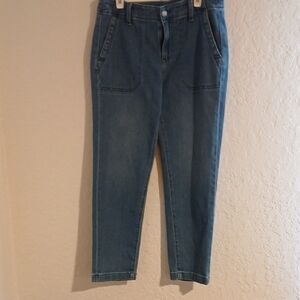 Chico's Blue Cropped Jeans US Size 2